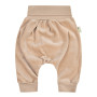 Pantalon sarouel en velour de coton bio camel