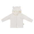Veste bébé à capuche en coton bio