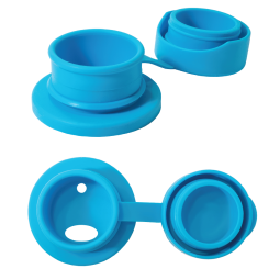 Biberon évolutif en inox pura avec paille