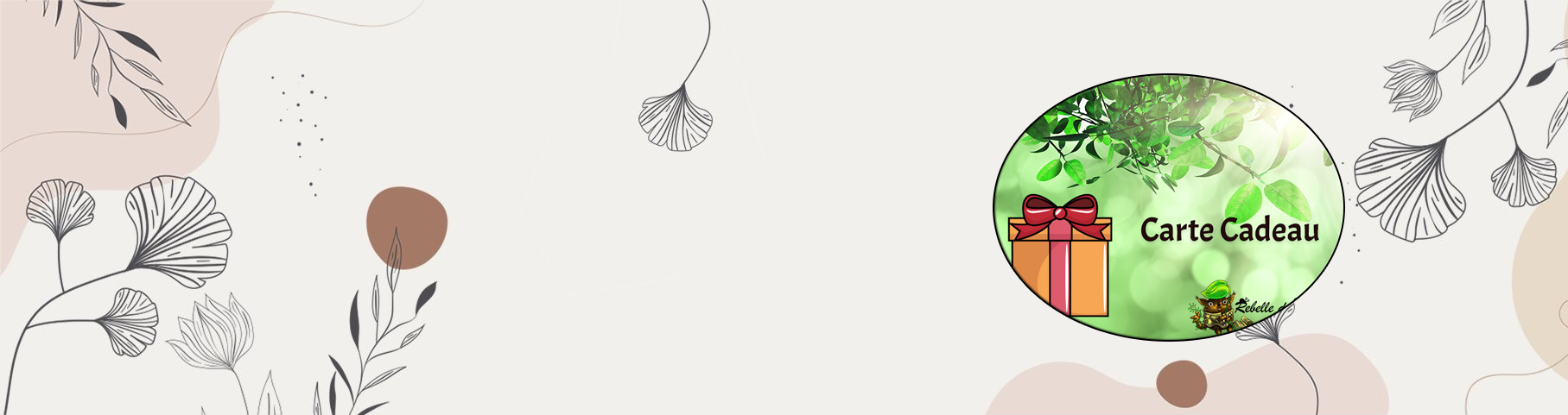 La carte cadeau Rebelle de nature